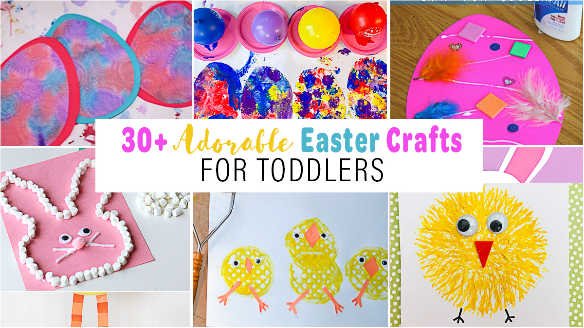 30+ Easy & Adorable Easter Crafts for Toddlers & Preschoolers - Happy  Toddler Playtime